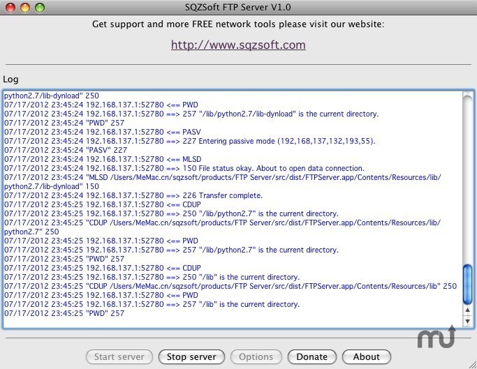 Ftp server app for mac pro